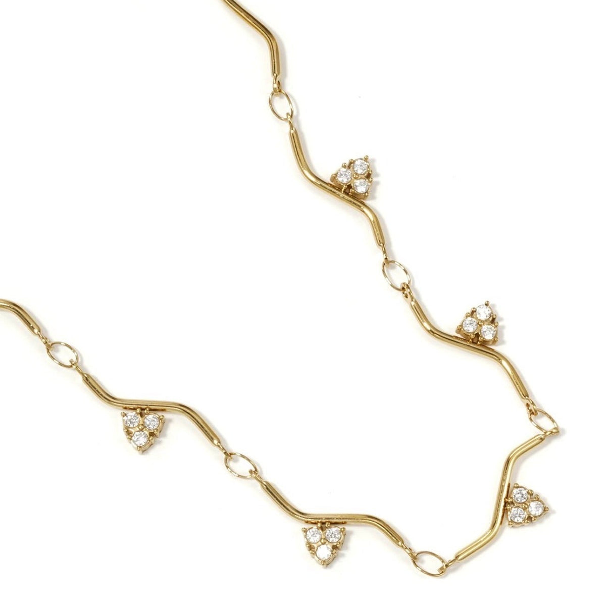 Golden Wave Necklace