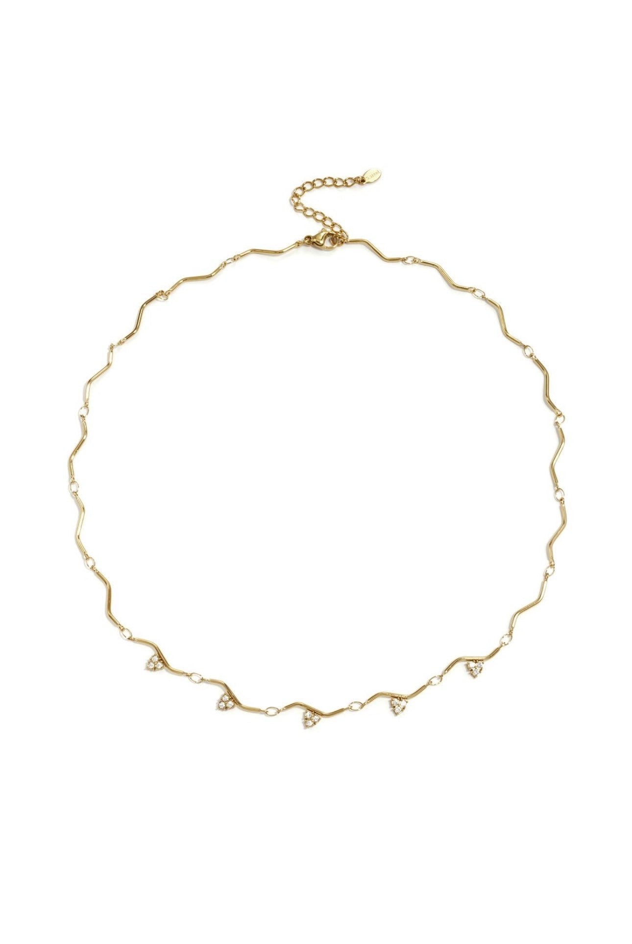 Golden Wave Necklace