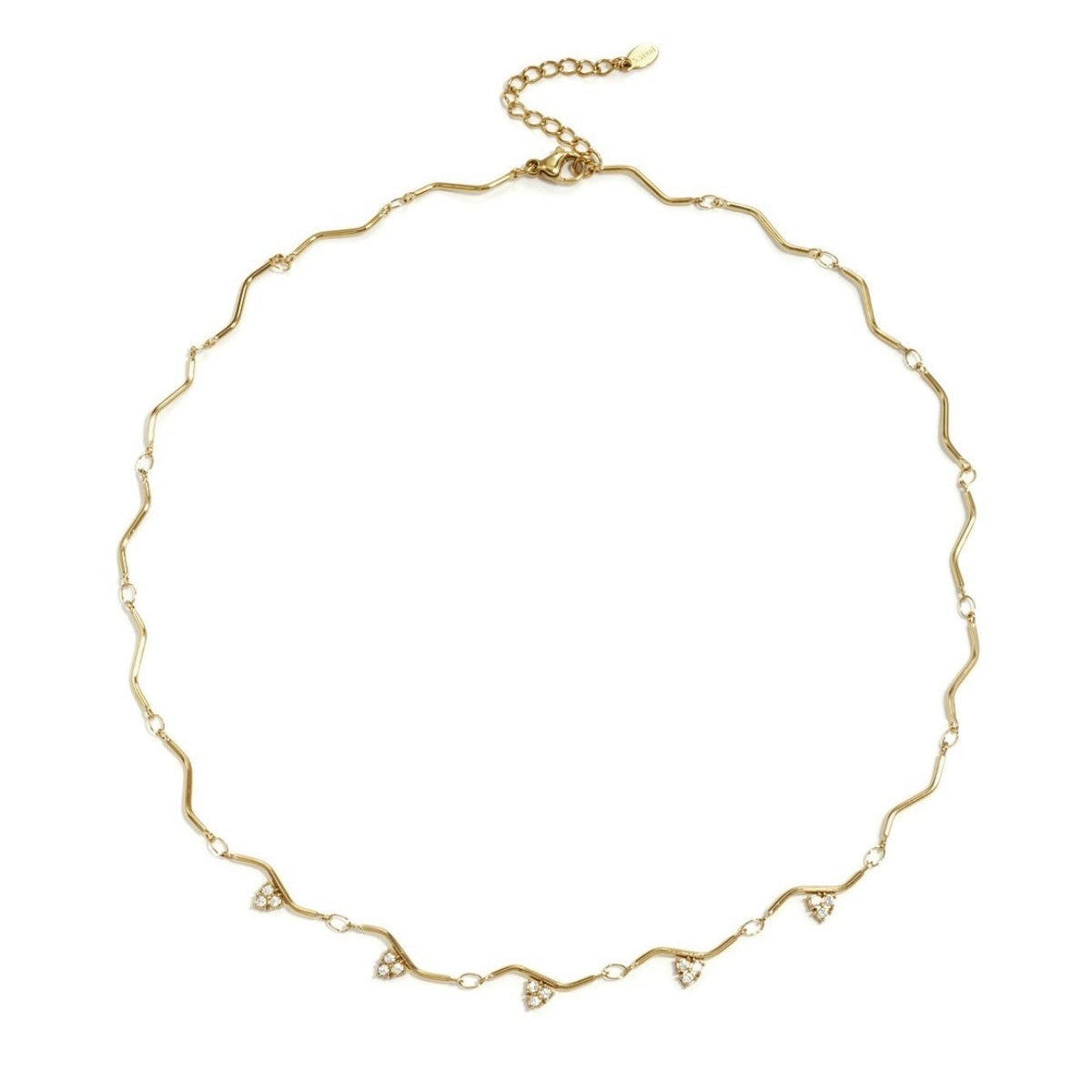 Golden Wave Necklace
