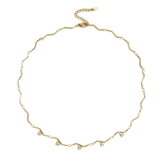 Golden Wave Necklace