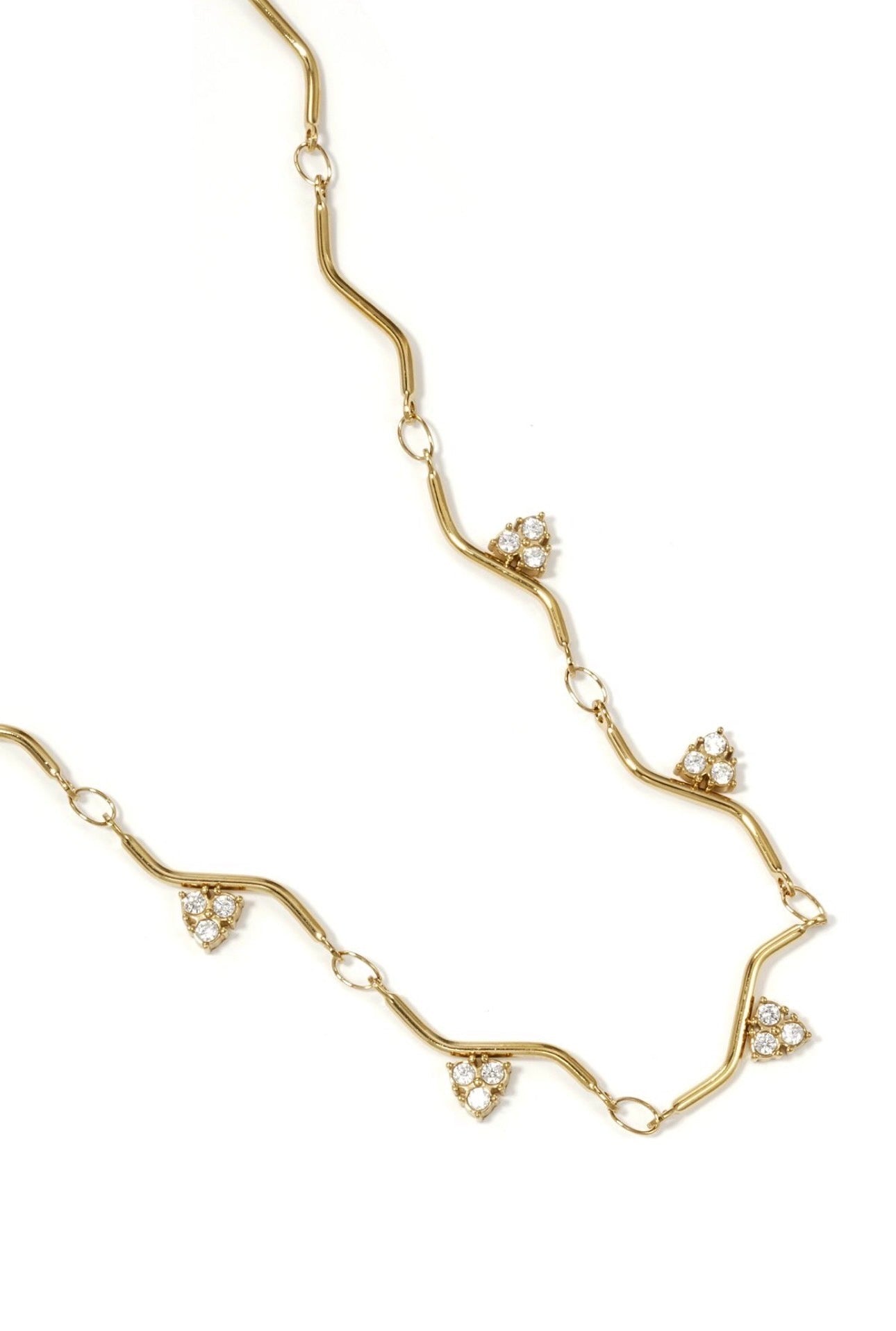 Golden Wave Necklace