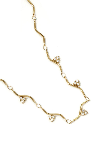 Golden Wave Necklace