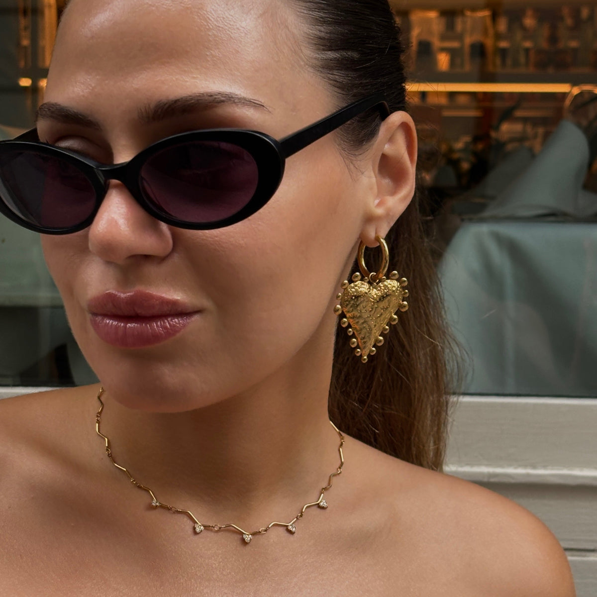 Golden Wave Necklace