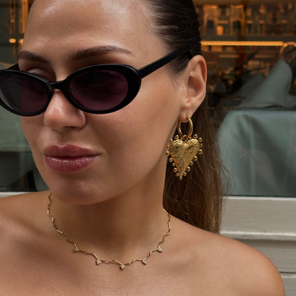 Golden Wave Necklace