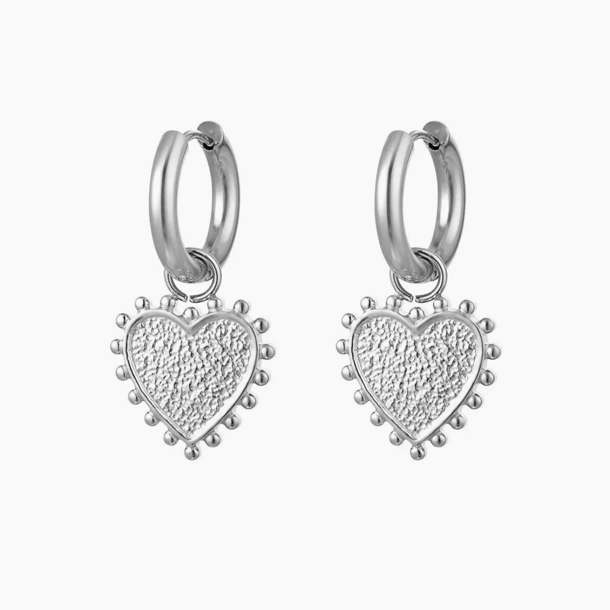 Silver Kiss Earrings