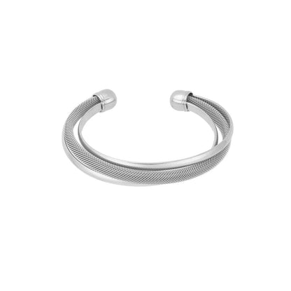 Silver Mesh Bangle